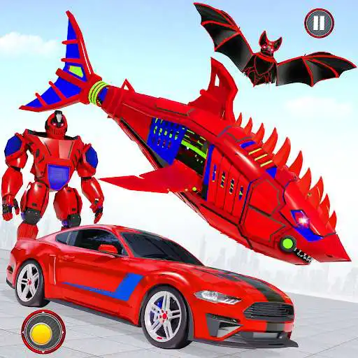 Грайте в гру Shark Robot Car Transform і насолоджуйтеся грою Shark Robot Car Transform за допомогою UptoPlay