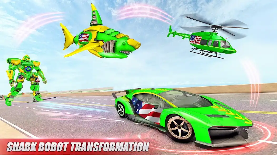 Play Shark Robot Car Transform Wars  and enjoy Shark Robot Car Transform Wars with UptoPlay