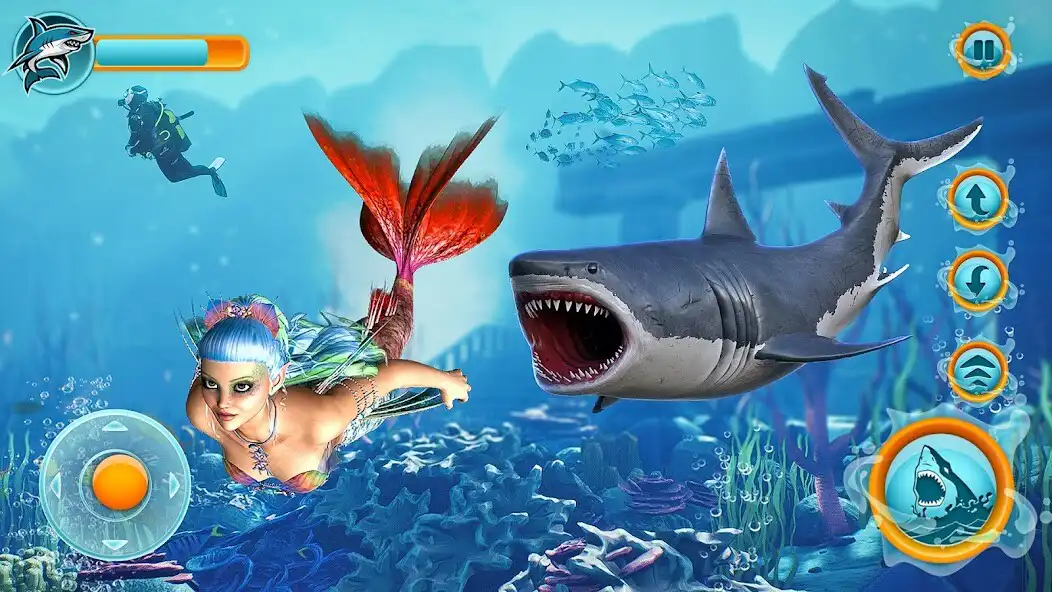 Play Shark Simulator - Shark Games as an online game Shark Simulator - Shark Games with UptoPlay