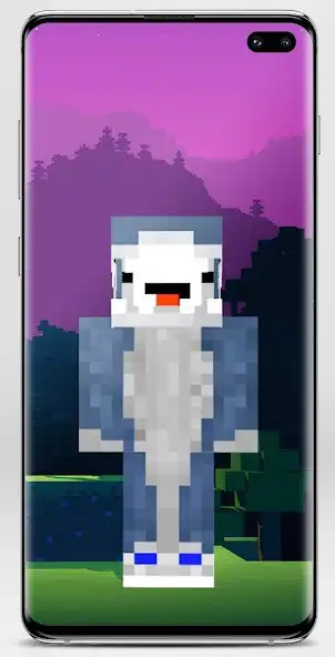 Play Shark Skin for Minecraft as an online game Shark Skin for Minecraft with UptoPlay