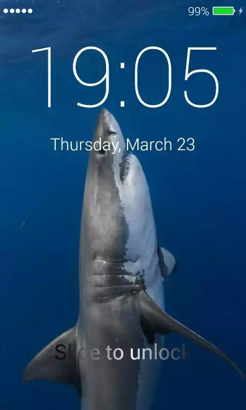 Play Sharks Lock Screen