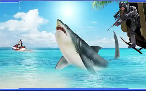 Play Shark Sniper Hunting 2020 : Sea Shark killer  and enjoy Shark Sniper Hunting 2020 : Sea Shark killer with UptoPlay