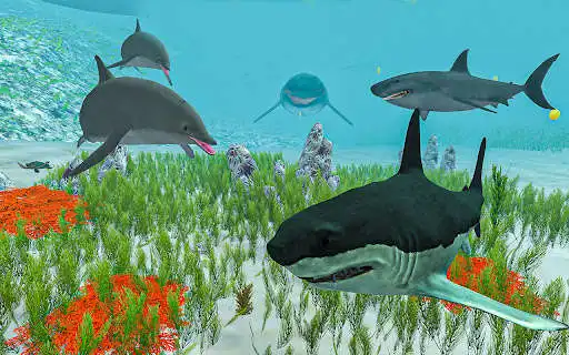 Play Shark  World Simulator Hungry Attack as an online game Shark  World Simulator Hungry Attack with UptoPlay