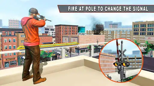 Play Sharp Sniper Shooter - Rescue Mission as an online game Sharp Sniper Shooter - Rescue Mission with UptoPlay