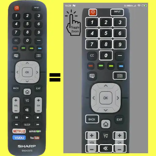 Play SHARP TV IR Like Remote, SIMPLE, NO SETTINGS APK Play SHARP TV IR Like Remote, SIMPLE, NO SETTINGS APK
