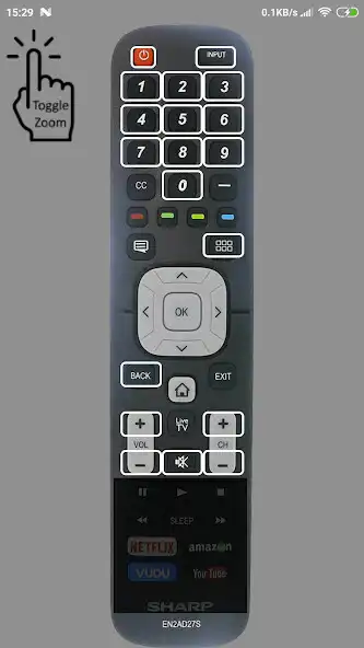 Play SHARP TV IR Like Remote, SIMPLE, NO SETTINGS  and enjoy SHARP TV IR Like Remote, SIMPLE, NO SETTINGS with UptoPlay