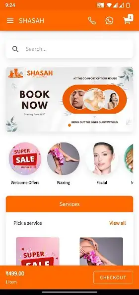 Play SHASAH Salon at Home Services  and enjoy SHASAH Salon at Home Services with UptoPlay