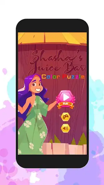 Play Shashas JuiceBar Color Puzzle  and enjoy Shashas JuiceBar Color Puzzle with UptoPlay