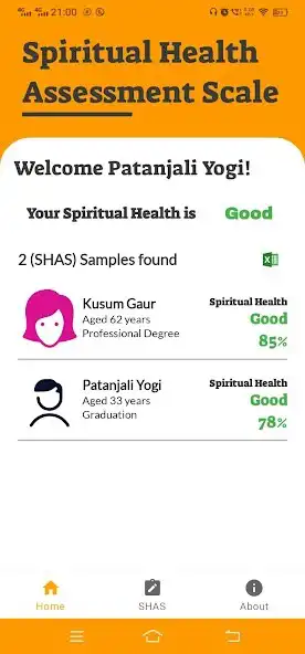 Play SHAS : Spiritual Health Tool as an online game SHAS : Spiritual Health Tool with UptoPlay