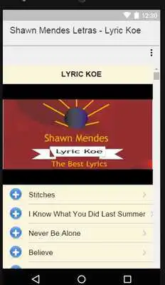 Play Shawn Mendes Letras