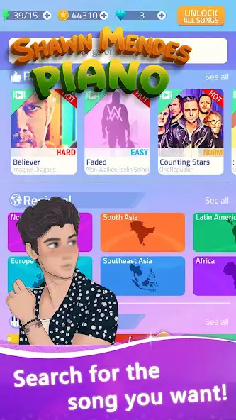 Play Shawn Mendes Piano Tiles  and enjoy Shawn Mendes Piano Tiles with UptoPlay