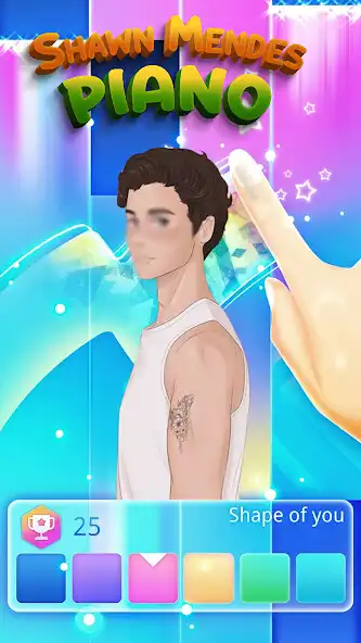 Play Shawn Mendes Piano Tiles as an online game Shawn Mendes Piano Tiles with UptoPlay