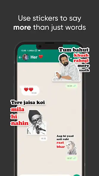 Play Shayari Stickers for WhatsApp as an online game Shayari Stickers for WhatsApp with UptoPlay