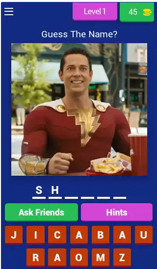 Play Shazam! Fury of the Gods Quiz  and enjoy Shazam! Fury of the Gods Quiz with UptoPlay