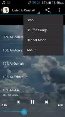 Play Sheikh Omar Al-qazabri Quran