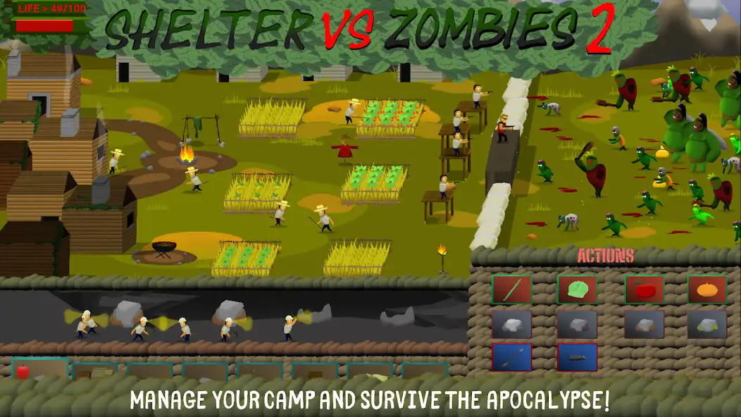 Play Shelter VS Zombies 2 as an online game Shelter VS Zombies 2 with UptoPlay