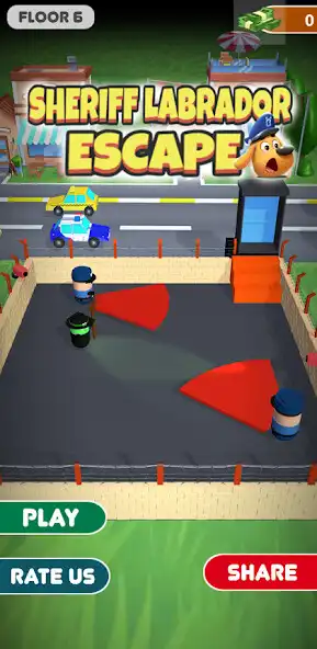 Play Sheriff Labrador Escape  and enjoy Sheriff Labrador Escape with UptoPlay
