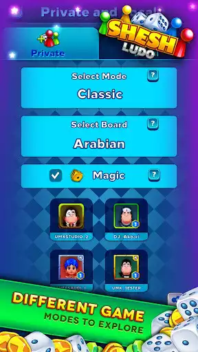 Play SheshLudo- Multiplayer Ludo board game as an online game SheshLudo- Multiplayer Ludo board game with UptoPlay
