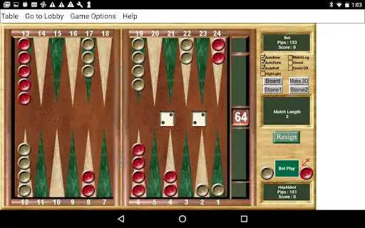 Play SHGBackgammon as an online game SHGBackgammon with UptoPlay
