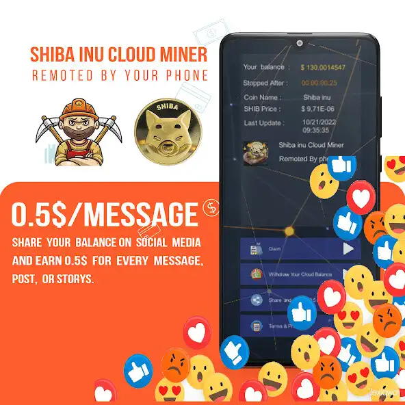 Play Shiba inu (SHIB) Cloud miner as an online game Shiba inu (SHIB) Cloud miner with UptoPlay