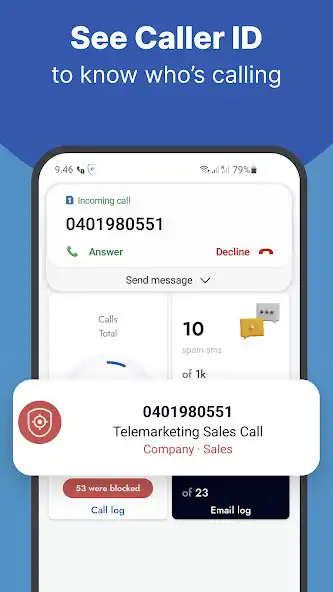Play Shield: Caller ID  Spam Block as an online game Shield: Caller ID  Spam Block with UptoPlay