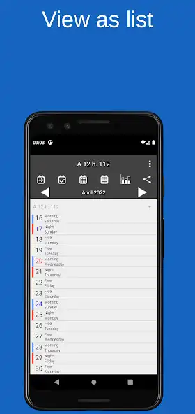 Play Shift calendar as an online game Shift calendar with UptoPlay
