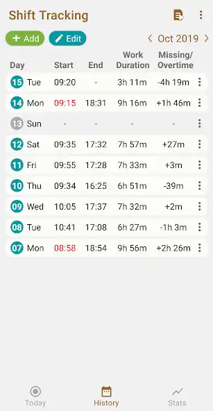 Play Shift Tracking -Auto(GPS+Wifi) as an online game Shift Tracking -Auto(GPS+Wifi) with UptoPlay