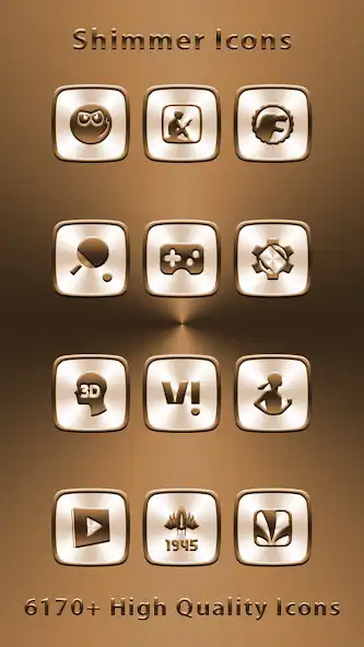 Play Shimmer Golden Brown Metallic  as an online game Shimmer Golden Brown Metallic  with UptoPlay