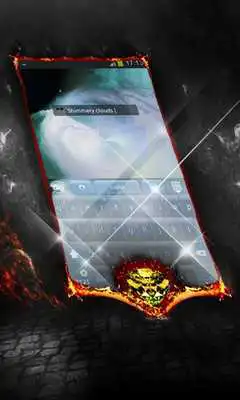 Play Shimmery clouds Keyboard Cover
