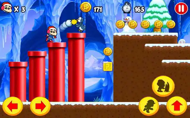 Play Shin Adventures: Frozen Adventure Run Game