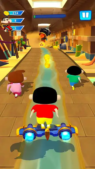 Play Shinchan Crayon Subway Bus Run  and enjoy Shinchan Crayon Subway Bus Run with UptoPlay