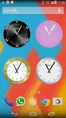 Play Shine Analog Clock Widget
