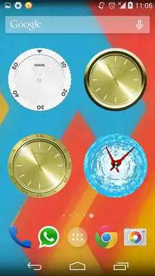 Play Shine Analog Clock Widget