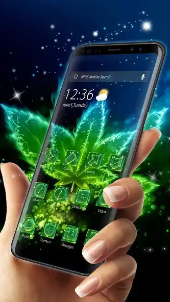 Play Shine Green Leaf Theme  HD wallpapers