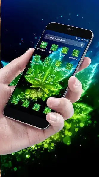 Play Shine Green Leaf Theme  HD wallpapers