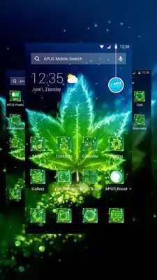 Play Shine Green Leaf Theme  HD wallpapers