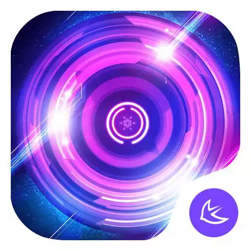 Run free android online Shine Purple Glow Wheel theme & HD wallpapers APK