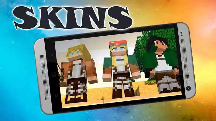 Play Shingeki no Kyojin skins for MCPE Play Shingeki no Kyojin skins for MCPE