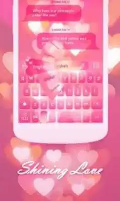 Play Shining Love Keyboard Theme