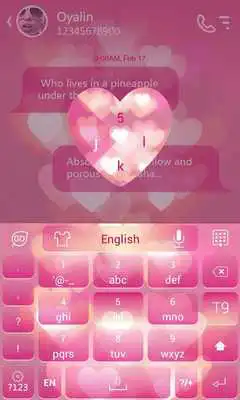 Play Shining Love Keyboard Theme