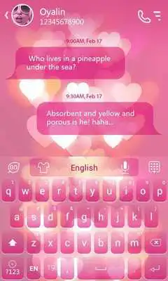 Play Shining Love Keyboard Theme