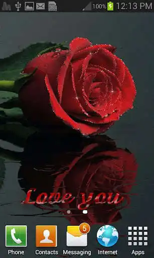 Play Shining Rose Live Wallpaper as an online game Shining Rose Live Wallpaper with UptoPlay