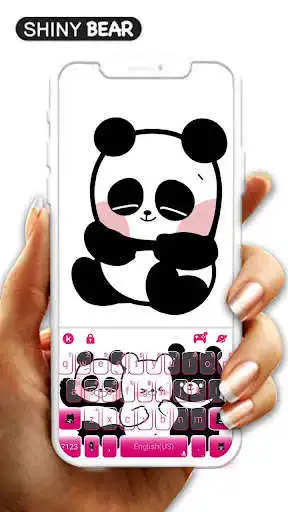 Play Shiny Bear Keyboard Theme  and enjoy Shiny Bear Keyboard Theme with UptoPlay