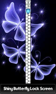 Play Shiny Butterfly Lock Screen