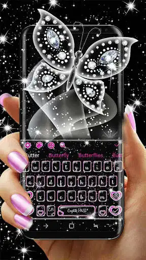 Play Shiny Diamond Butterfly Keyboard