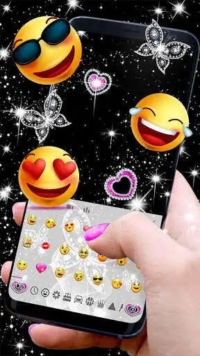 Play Shiny Diamond Butterfly Keyboard