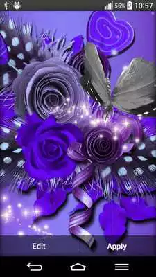 Play Shiny Flowers Live Wallpaper