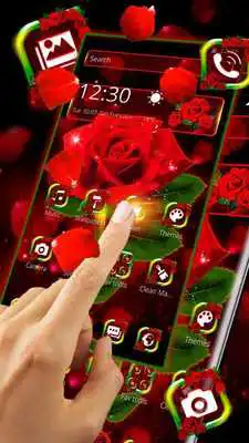 Play Shiny Red Rose Theme Play Shiny Red Rose Theme