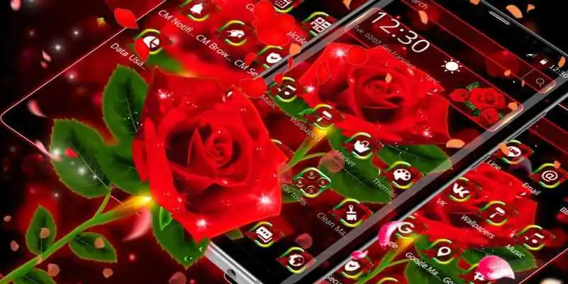 Play Shiny Red Rose Theme Play Shiny Red Rose Theme