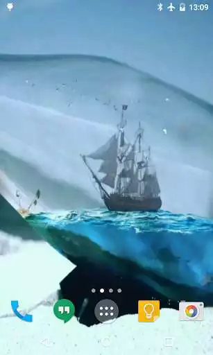 Play Ship in Bottle Live Wallpaper